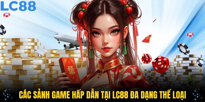 Các sảnh game hấp dẫn tại LC88 đa dạng thể loại