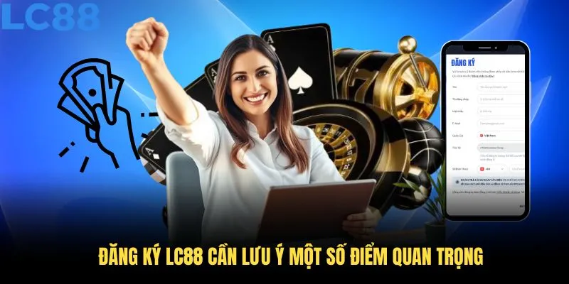 Đăng ký LC88 cần lưu ý một số điểm quan trọng để đảm bảo quá trình thuận lợi